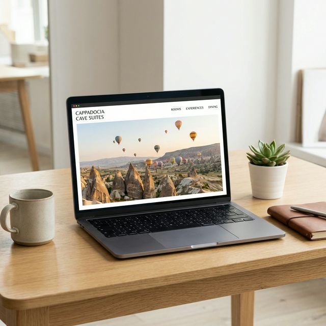 Kapadokya otel web sitesi tasarımı